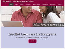 Tablet Screenshot of eztaxplus.com